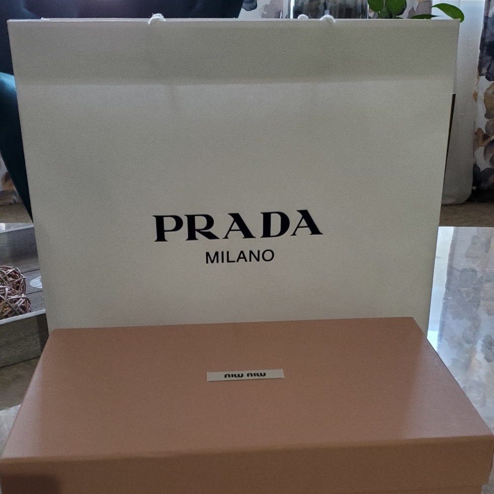 Miu Miu Prada Toe Cap Flowe Shoes Slip On Size 6 - image 7